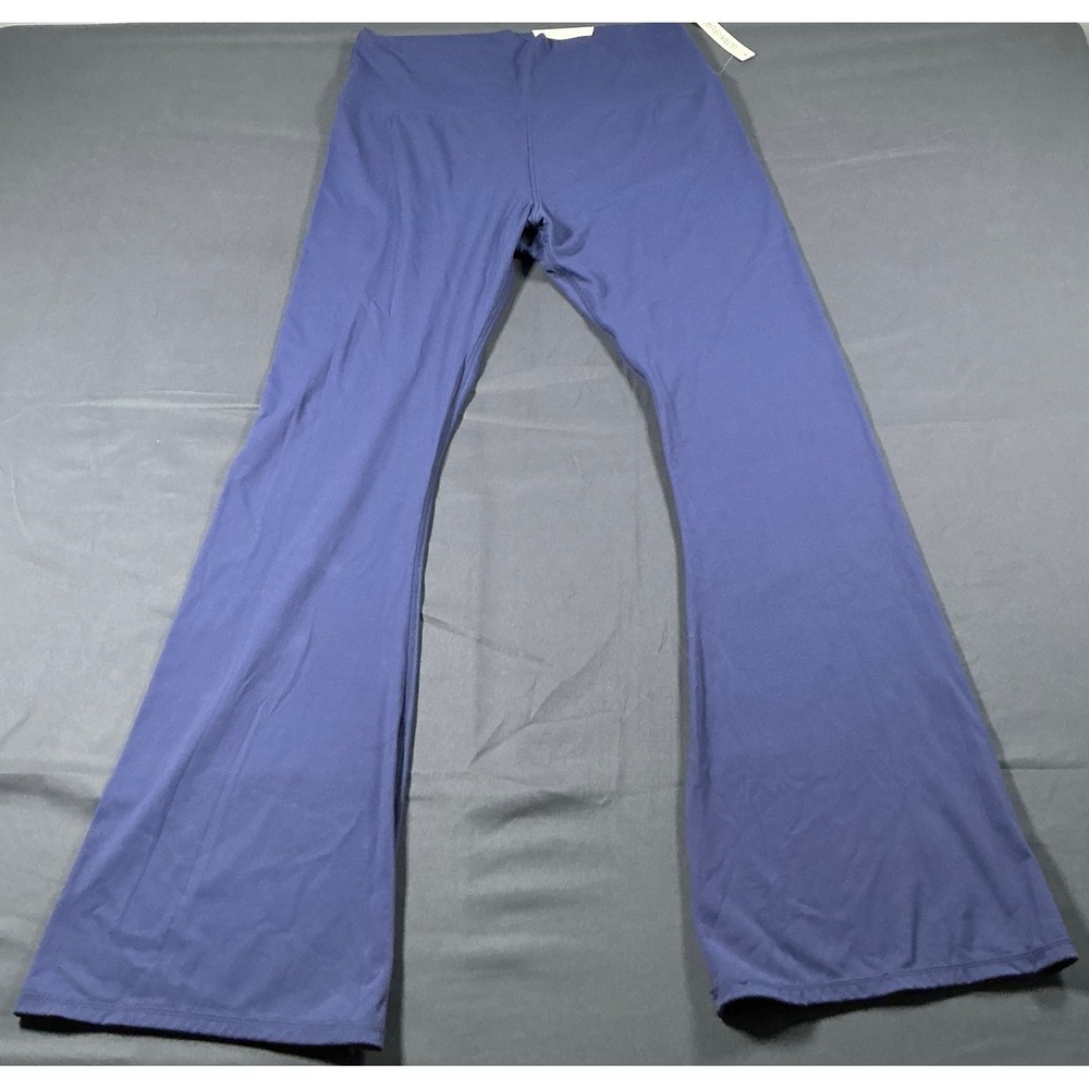 Ultra Flirt Womens Purple Flare‎ Leggings High Waisted Yoga Pants 1X RK437201
